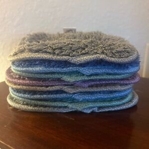 CAMPANELLI 8 PC Puppy Fur Mini Microfiber Towels